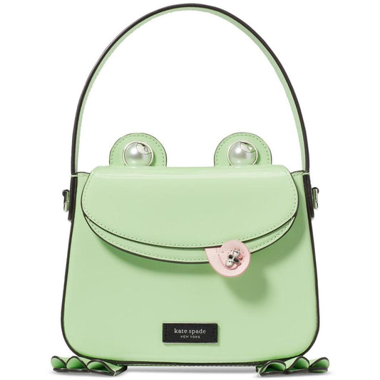 Lily Patent Leather 3D Frog Small Hobo
