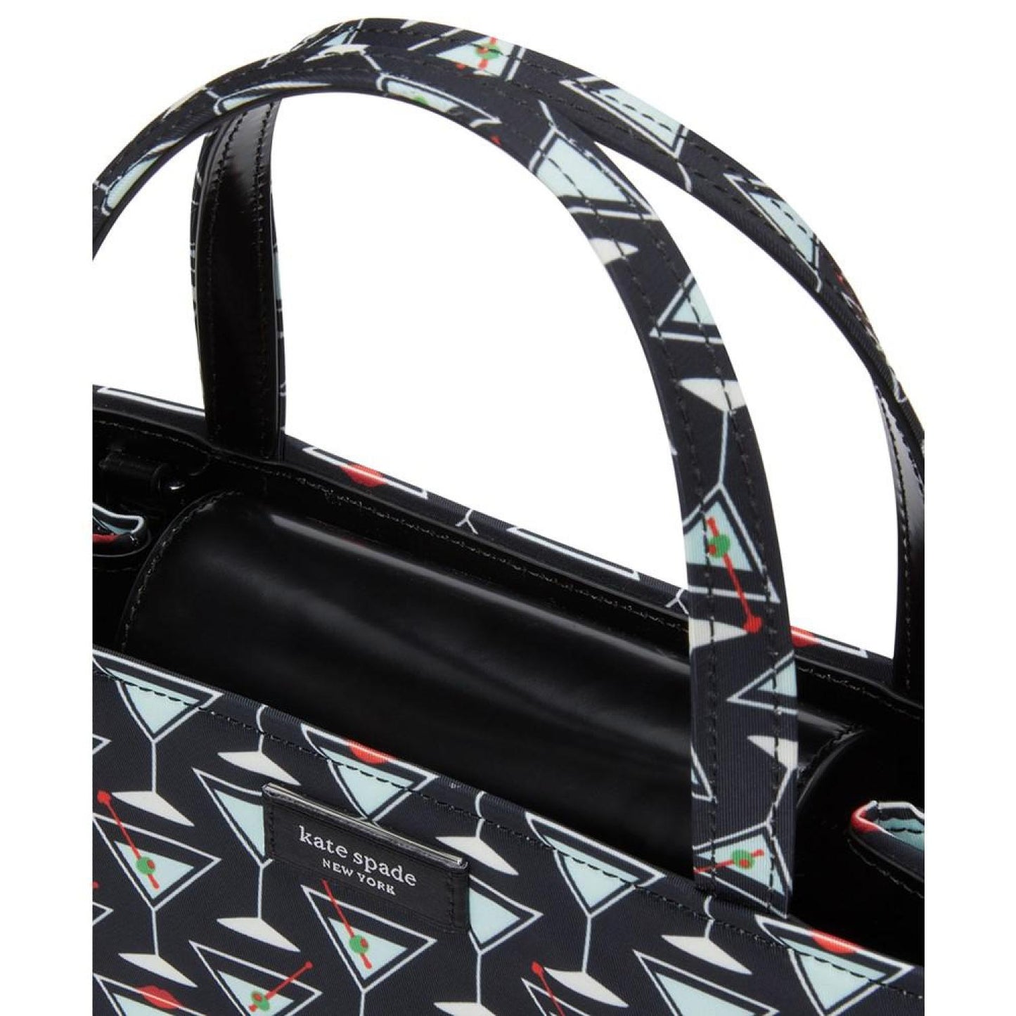 Sam Icon Martini Printed Fabric Small Tote