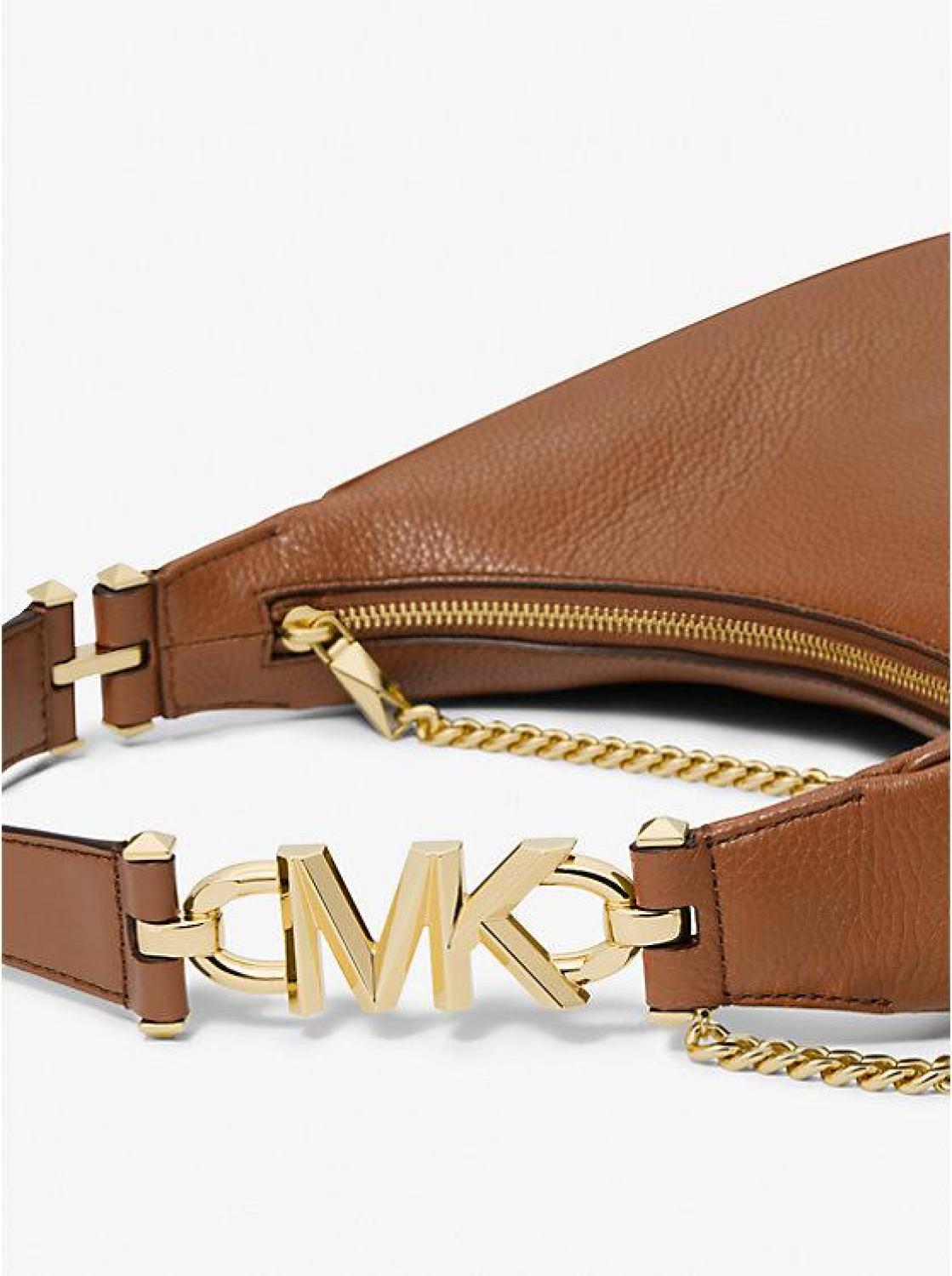 Piper Large Pebbled Leather Shoulder Bag