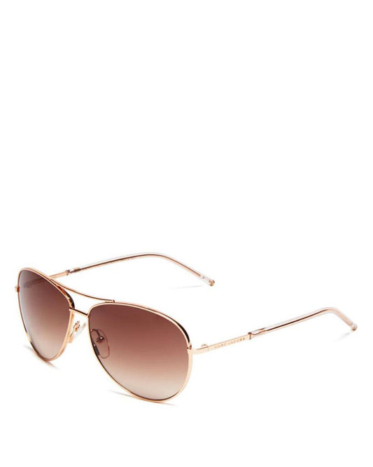 Brow Bar Aviator Sunglasses, 59mm