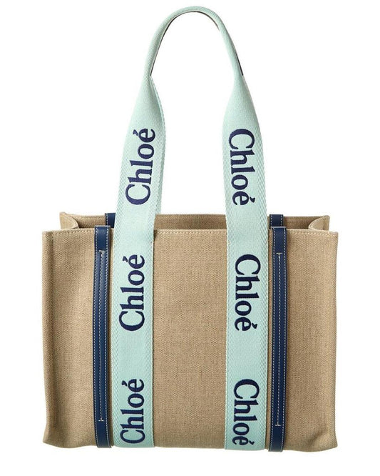 Chloé Woody Medium Canvas Tote