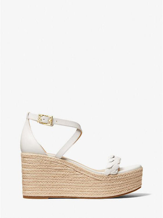 Serena Leather Wedge Sandal