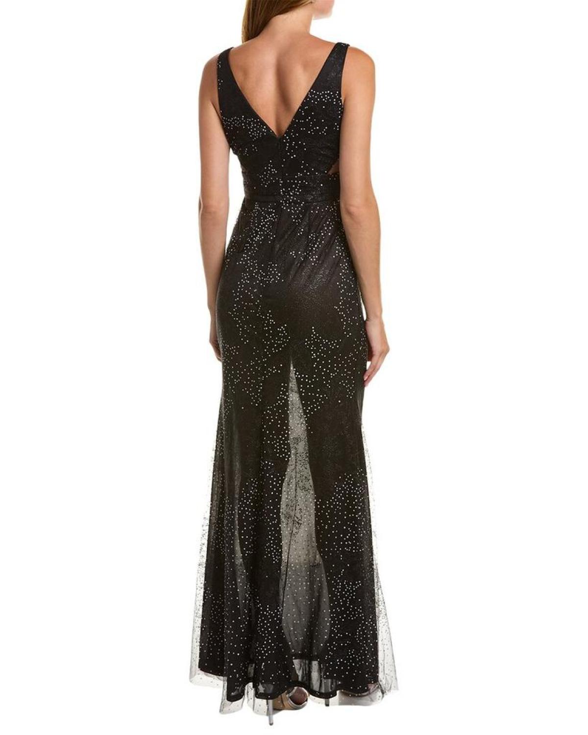 Marchesa Notte Glitter Gown
