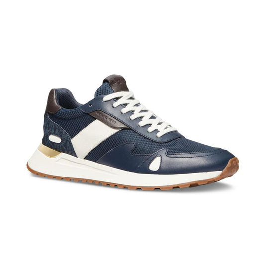 Men's Miles Mixed-Media Low-Top Sneaker