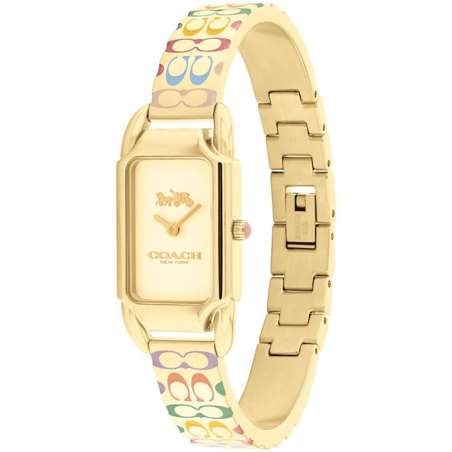 Women's Cadie Gold-Tone Stainless Steel Bangle Bracelet Watch 17.5mm x 28.5mm