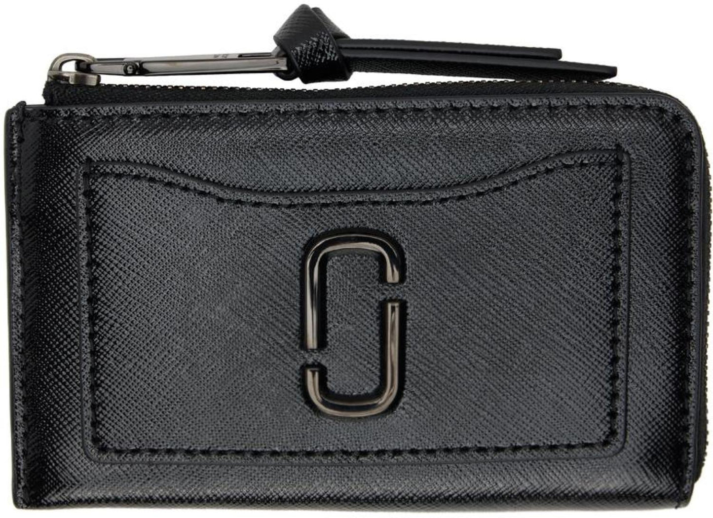 Black 'The J Top Zip Multi' Wallet