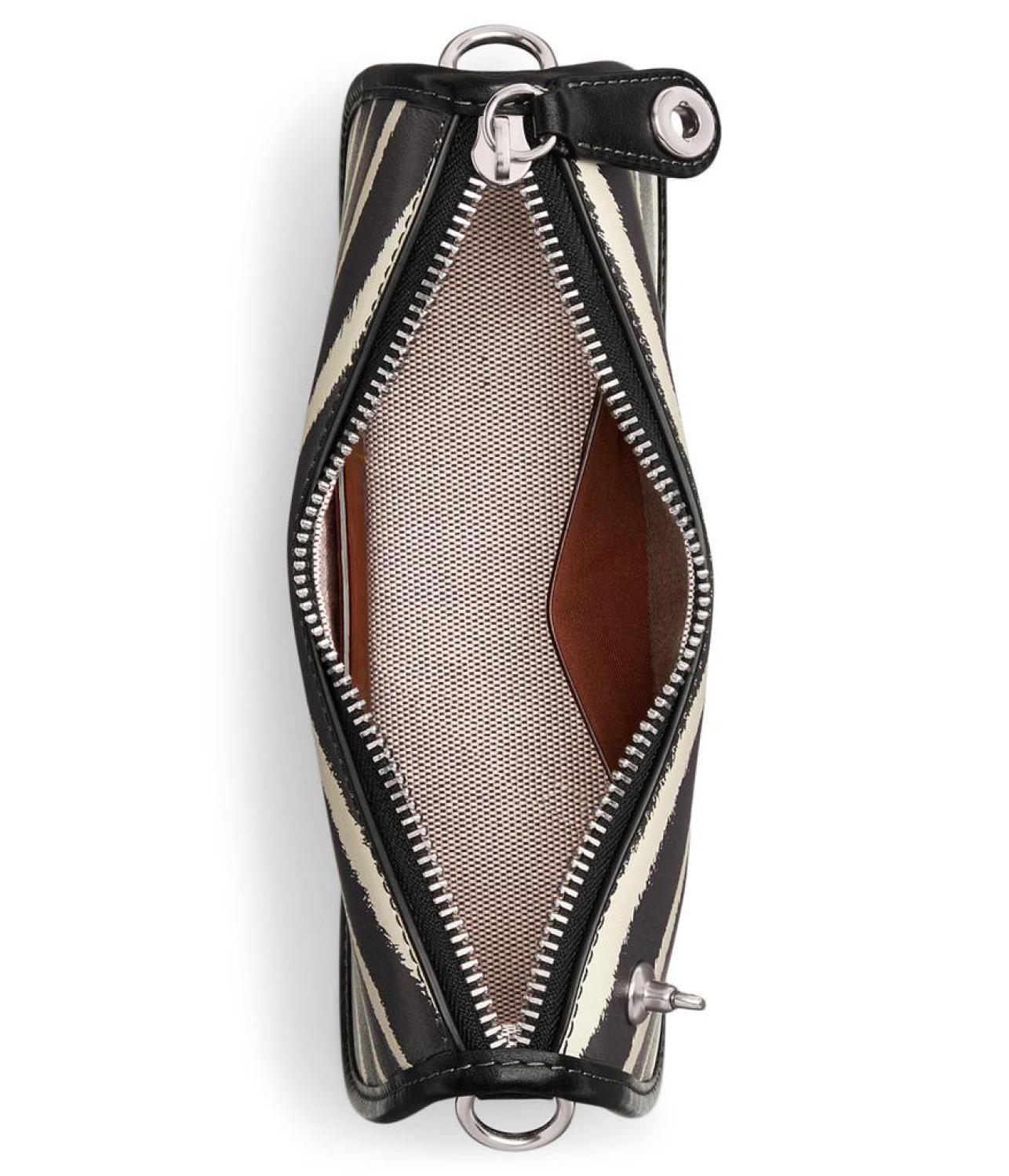Printed Leather Swinger 20
