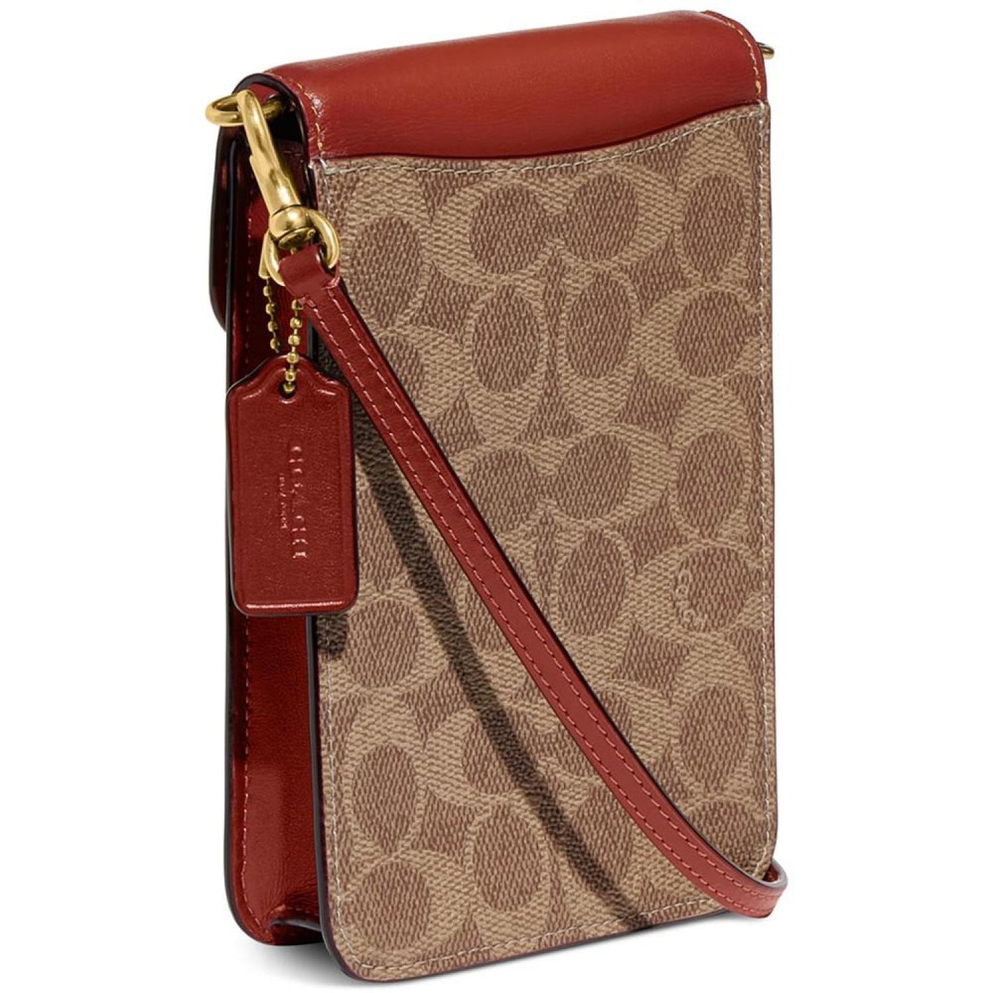 Coated Canvas Signature C Phone Mini Crossbody