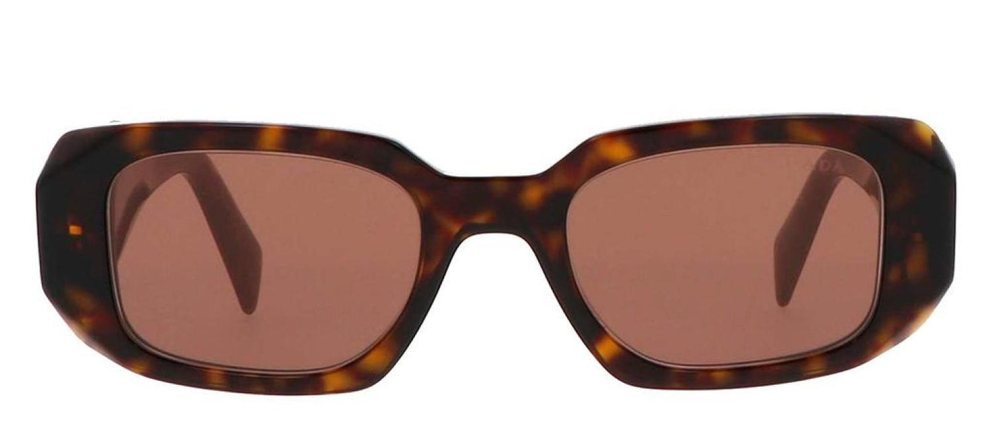 Prada PR 17WS 2AU03U 49mm Womens Rectangle Sunglasses