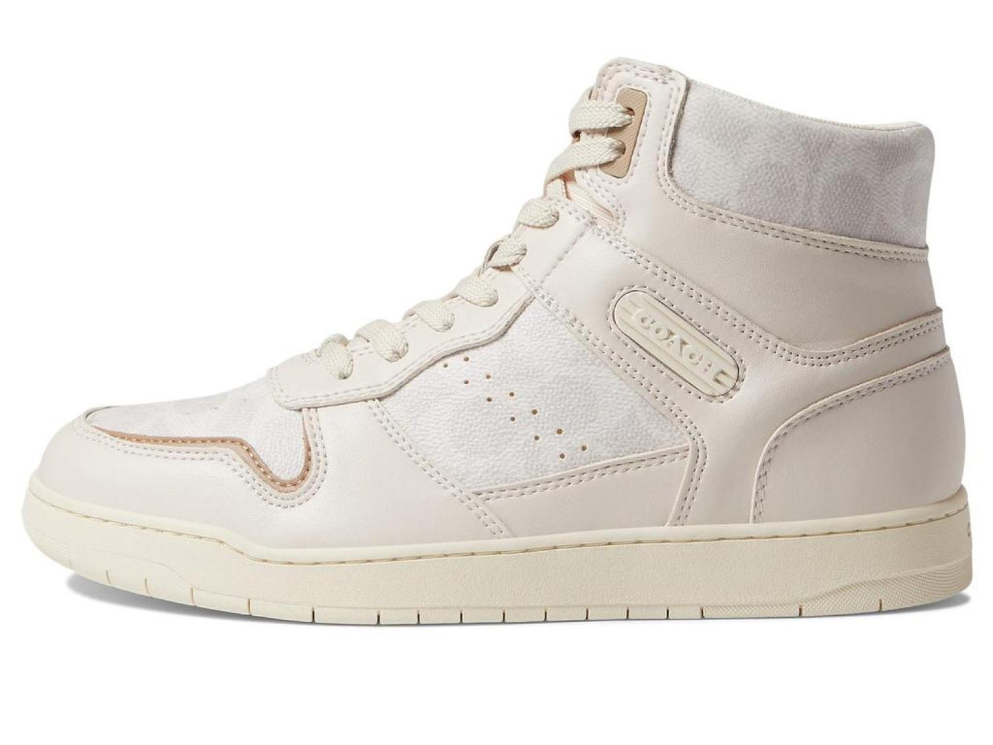 High-Top Coated Canvas Sneaker