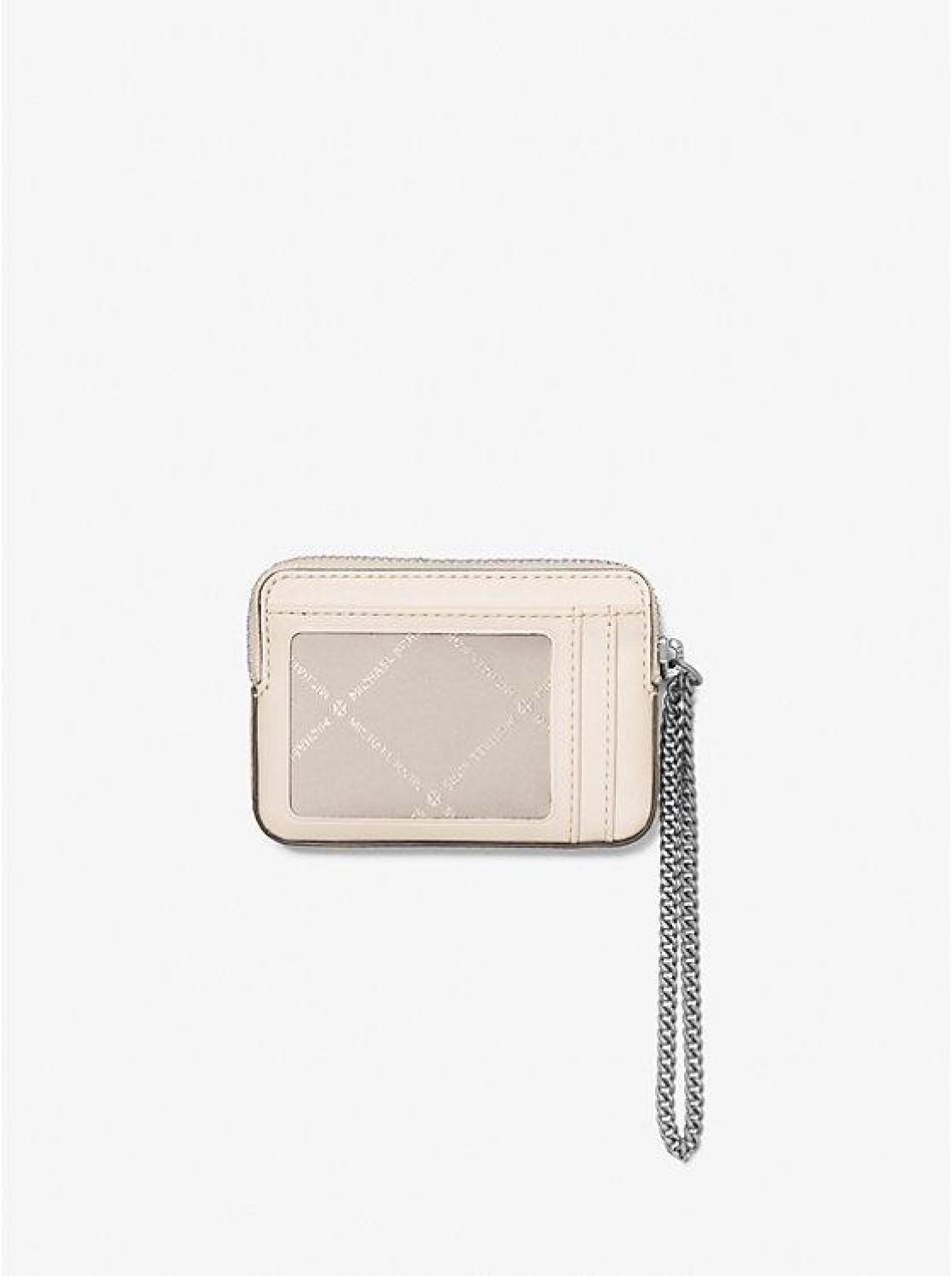Medium Logo Embossed Chain Card Case