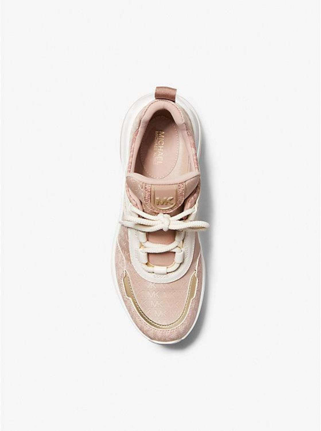 Olympia Extreme Color-Block Jacquard and Logo Trainer