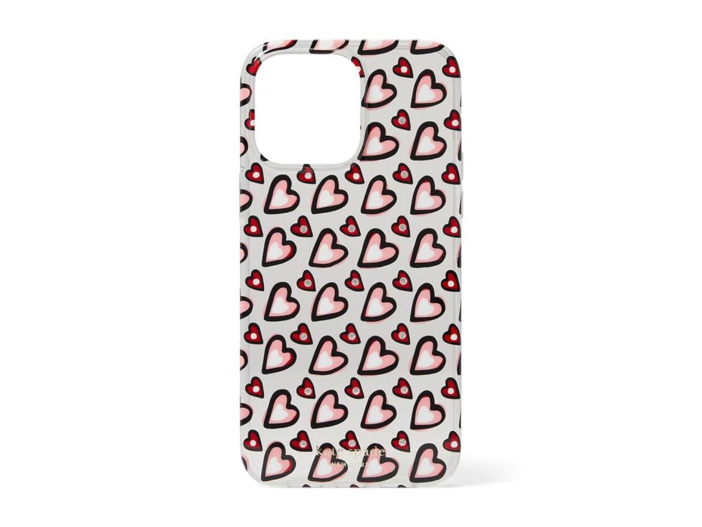 Heart Printed Phone Case 14 Pro Max