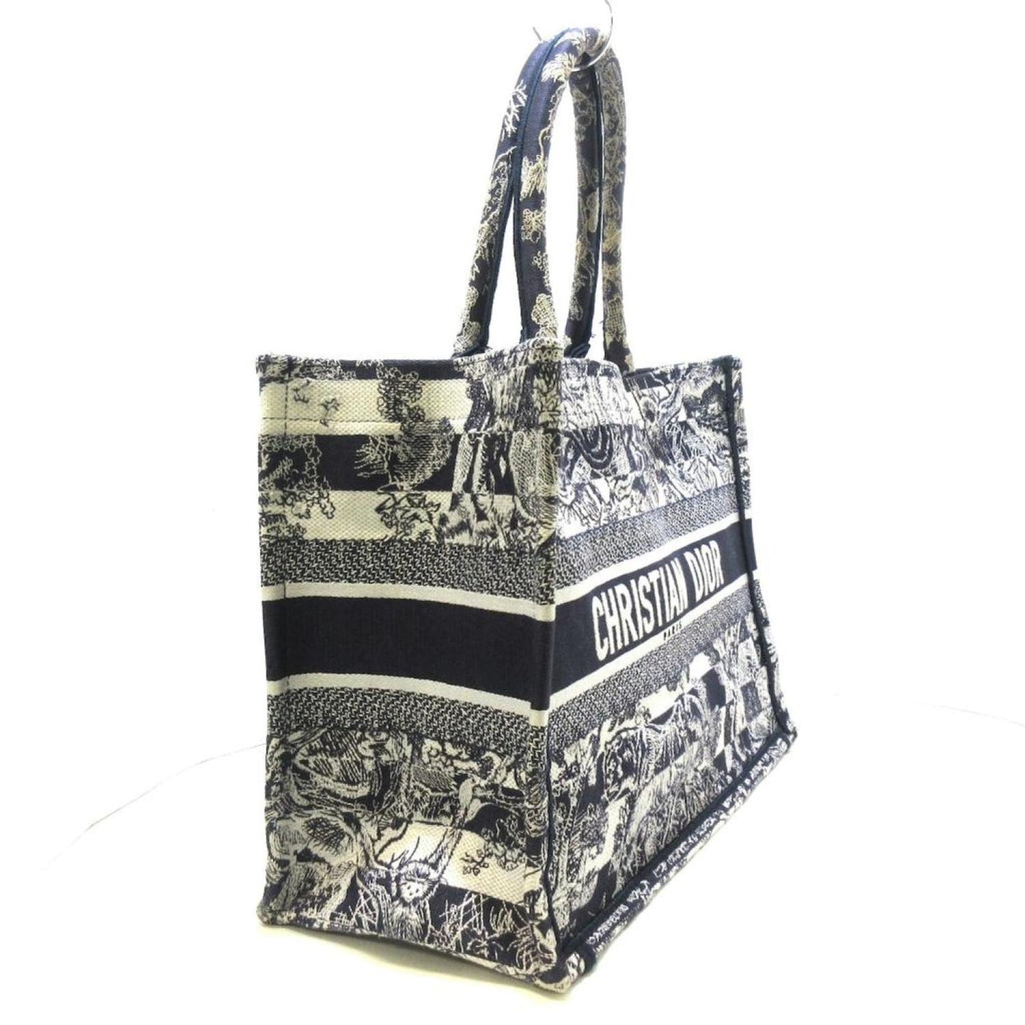 Dior Book Tote Canvas Tote Bag (Pre-Owned)