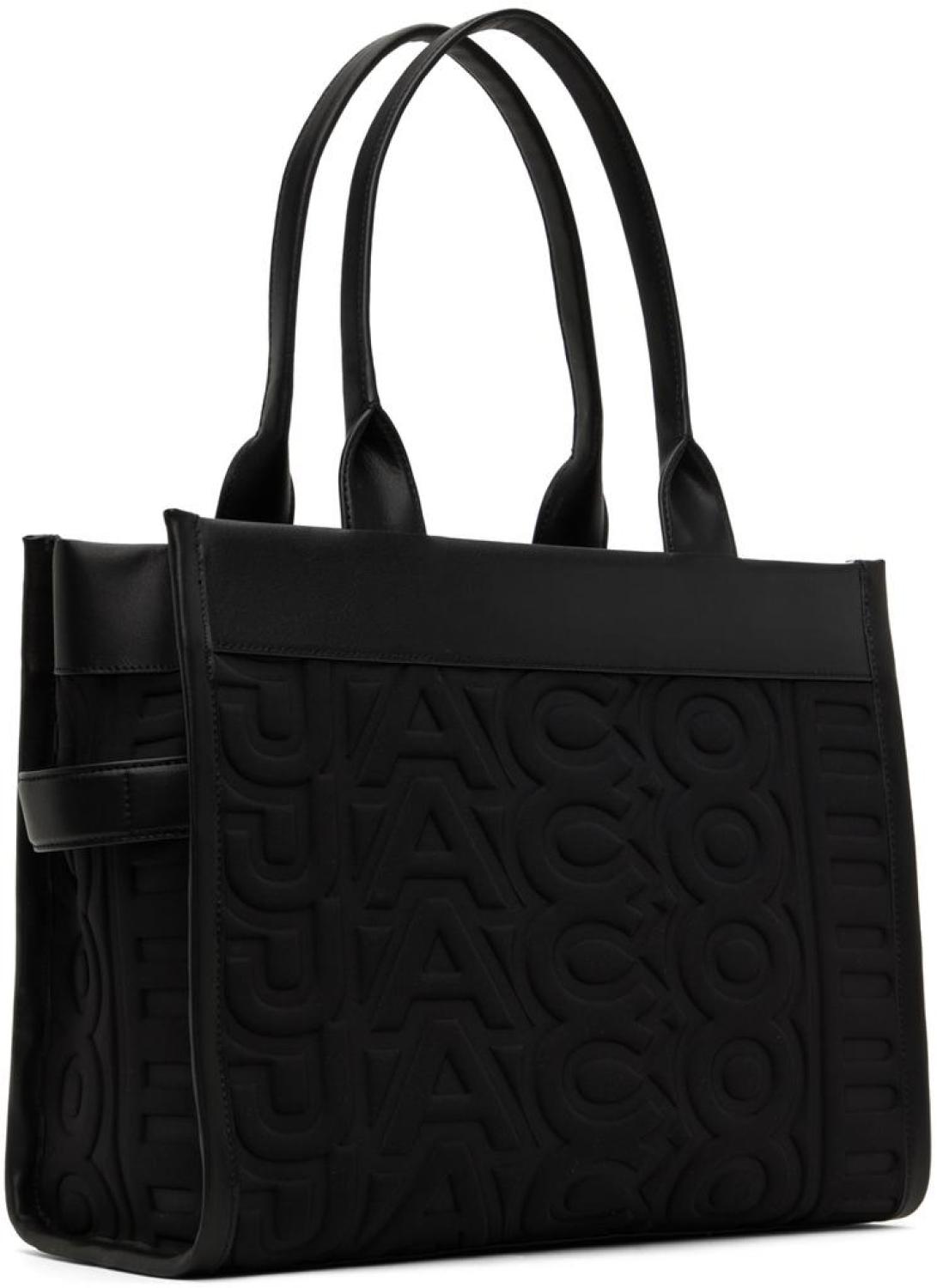 Black Large 'The Monogram' Tote