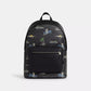 West Backpack In Signature Canvas With Surf Print