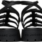 Black 'The Kiki Gladiator' Sandals