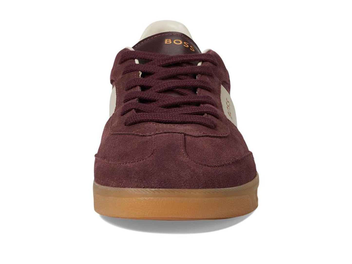 Suede Leather Block Low Profile Sneakers