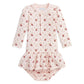 Floral Waffle Henley Dress & Bloomer (Infant)