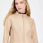 Women's Zip-Front Leather Jacket