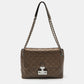 Marc Jacobs Metallic Quilted Leather Flap Shoulder Bag