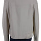 Womens Collared Double Breast Buttoned Long Sleeve Jacket Beige