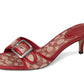 Margot Sandals In Signature Textile Jacquard