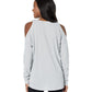 Shine Stud Cold-Shoulder Top