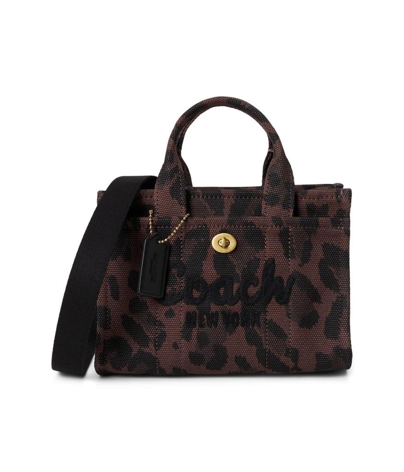 Cargo Tote Bag 20 With Leopard Print