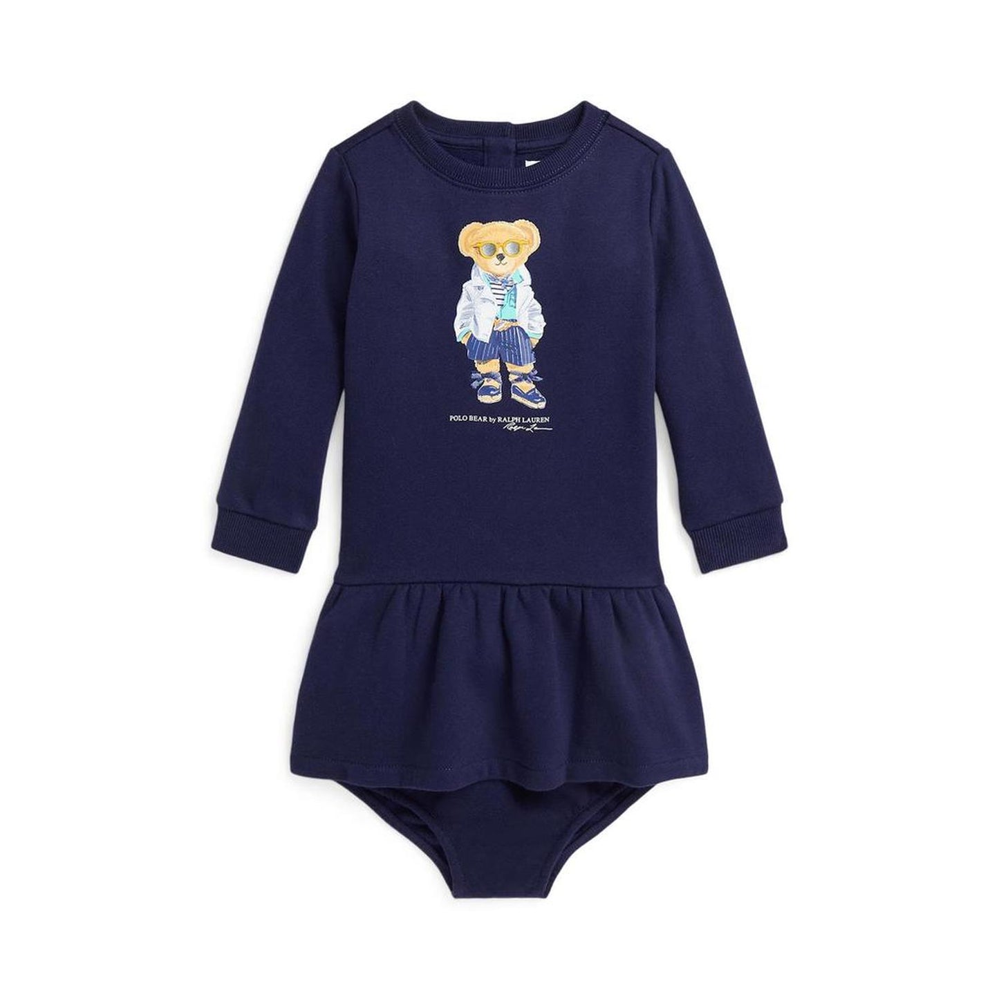 Polo Bear Fleece Dress (Infant)