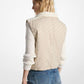 Logo Jacquard Puffer Vest