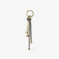 Gold-Tone and Speckled Cord Bag Charm