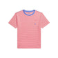 Striped Cotton Jersey Pocket Tee (Big Kid)
