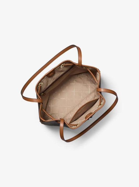 Avery Medium Signature Logo Bucket Messenger Bag