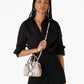 Dumpling Snake Embossed Mini Satchel