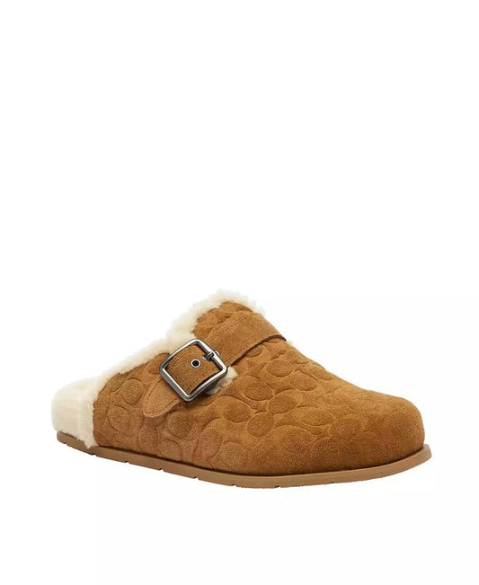 Men's Buckle Clog In Signature Slippers
