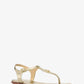 Mallory Metallic T-Strap Sandal