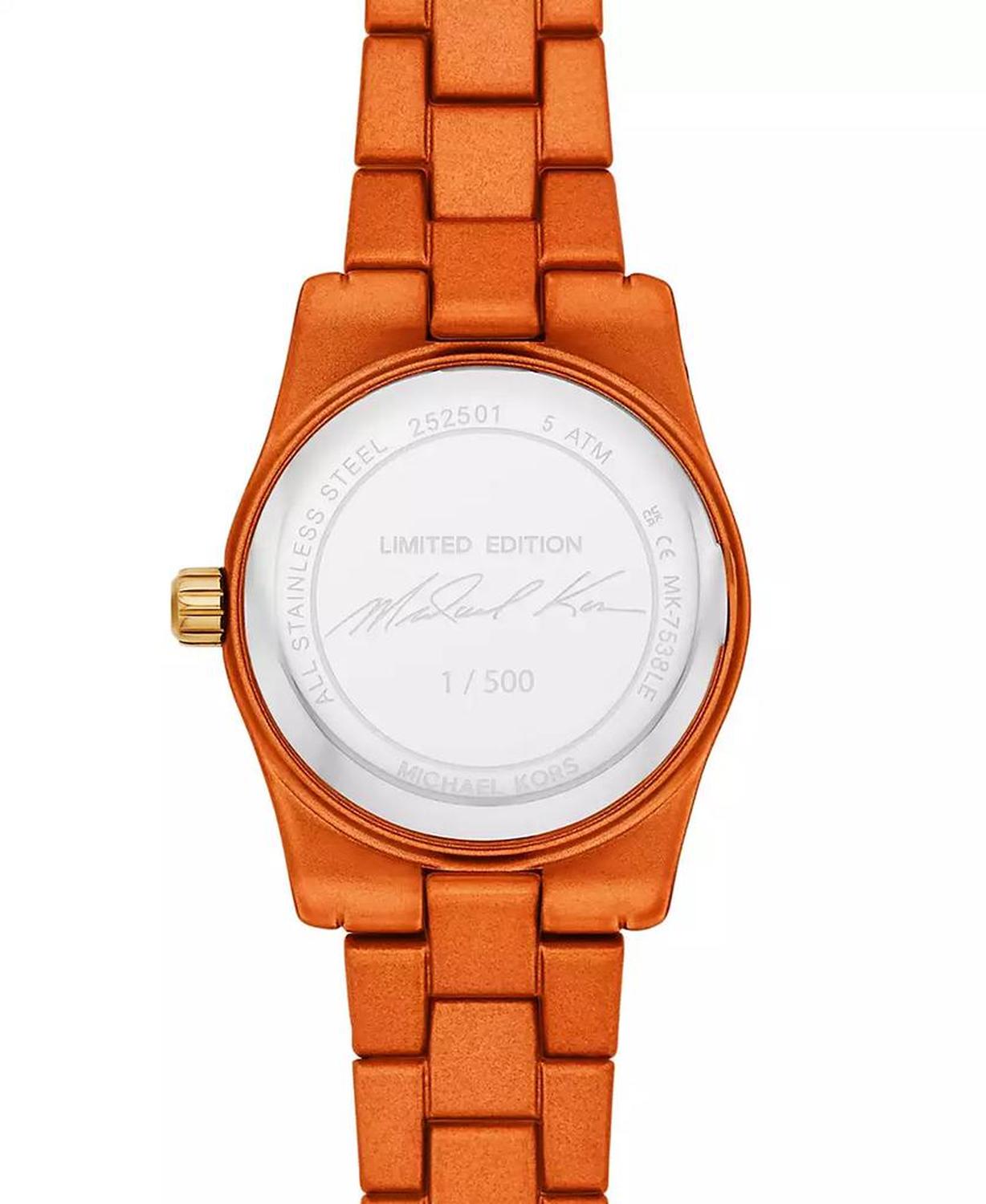Women's Limited-Edition Lexington Three-Hand Orange Stainless Steel Watch, 26mm
