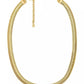 Chevron Snake Chain Necklace