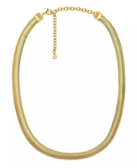 Chevron Snake Chain Necklace