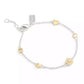 Faux Stone Signature Tea Rose Heart Strand Bracelet