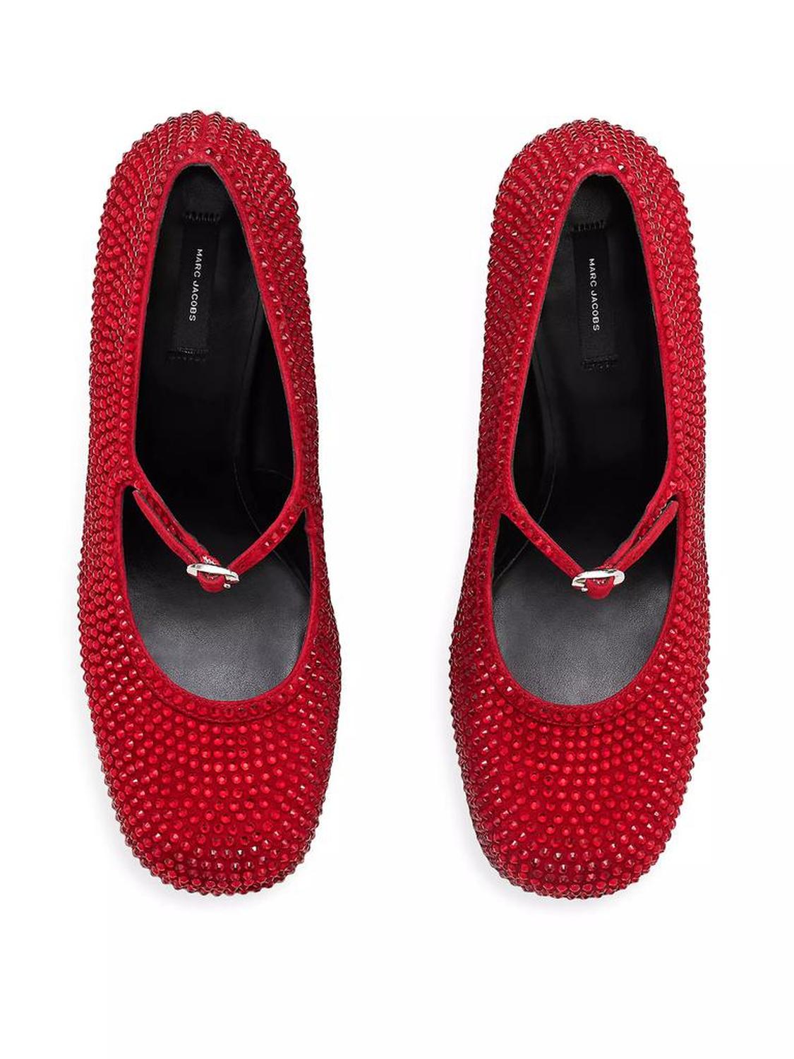 Kiki Crystal-Embellished Suede Mary Jane Platform Pumps