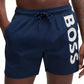 Men's Contrast-Logo Swim Shorts
