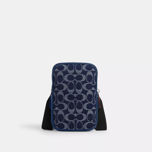 Aden Crossbody Bag In Signature Denim