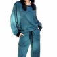 Stripe Brit Wit Sweatshirt Top In Tale And Black
