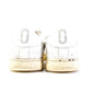 Marc Jacobs Womens Round Neck Lace Up Embellish Rubber Sole Sneaker White