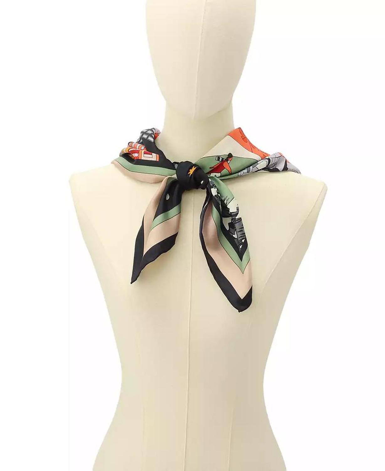 Women's Snow Globe Square Scarf