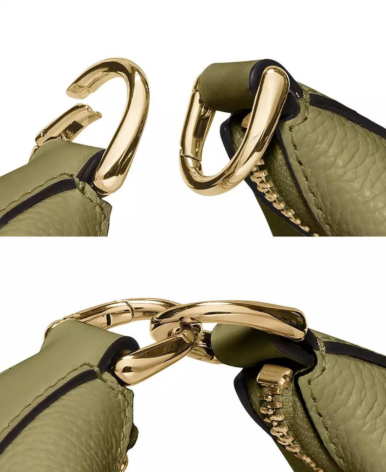 Duo Small Pebbled Leather Crossbody Bag