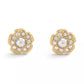 Faux Stone Signature Mini Tea Rose Stud Earrings