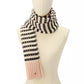 Striped Ribbed Scarf